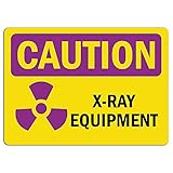 Vinyl Stickers - Bundle - Safety and Warning Signs Stickers - Caution Radiation Sign - X-Ray...