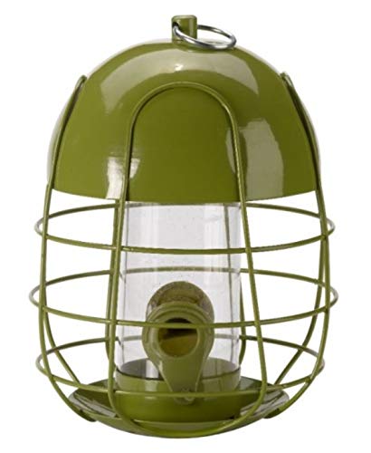 Garden Mile Squirrel Proof Bird Feeder, Light Weight Wild Garden Bird Feeding Station, Ideal for Wild Bird Seed (Small Squirrel Proof Feeder - for Bird Seed)
