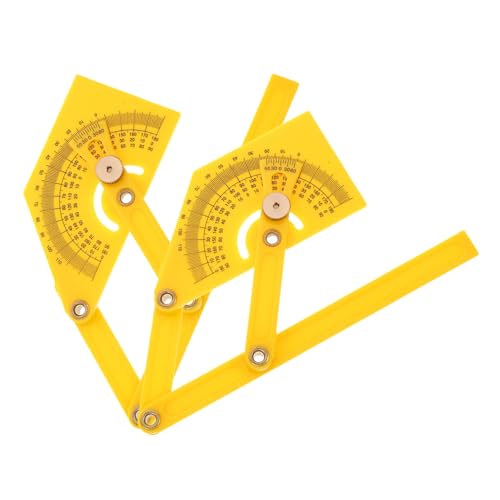 HEATSHAKING 2個 木工用量角器測定アーム定規 素材耐久性 高精角測定ツール 建築 設計 製図対応