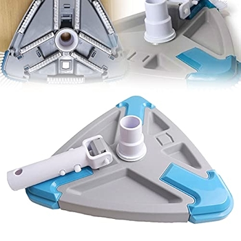 泳池三角加重吸尘头带侧刷