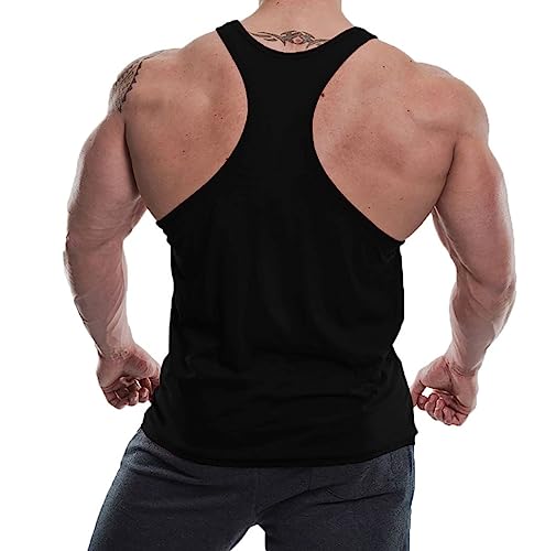 Image of THE BLAZZE Men's Cotton Sleeveless Tank Tops Gym Vest for Mens