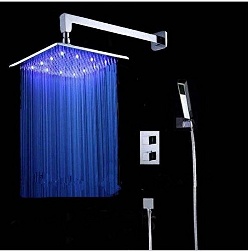 Robinet de douche thermostatique Gowe LED pour une salle de bain moderne
