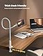 Lamicall Handy Halterung für Bett, Schwanenhals Handy Halter - Flexible Nylon Gewebte Lang Arm [97cm], 360 Grad Drehung Handy Ständer für iPhone 16/15/14/13 Pro Max, Samsung S23, 4-7 Zoll Smartphone
