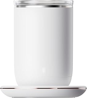 Taza mezcladora para mezclar, agitador de bebidas, accesorios de oficina inteligente, café, leche, multiusos, suministros para el hogar, color blanco, 300 ml