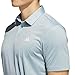 adidas Men's Allover Print Polo Shirt, Wonder Blue F23/Silver Green S23, Large