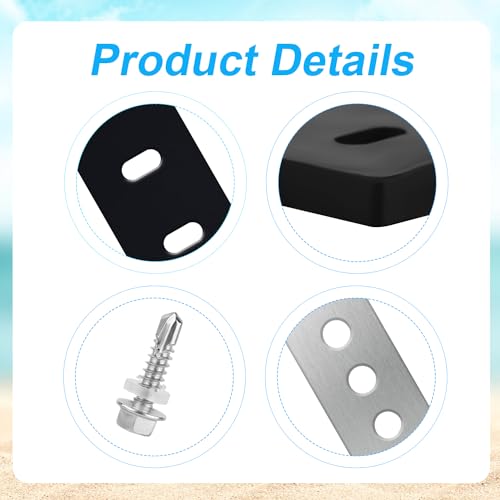 PEUTIER Schneefräsen Laufrad Kit aus Edelstahl - 0,95cm 3-Blatt, Schneefräsen Laufrad Modifikation/Gummi-Kit Zubehör Einschließlich Edelstahl- und Gummipaddel, Bolzen, Sicherungsmuttern, Schrauben