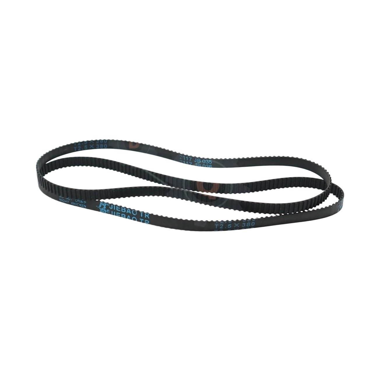 1 cinghia dentata T2.5, lunghezza da 305 mm a 480 Passo 2, Larghezza 6/10/15/20 Sincrono. Anello chiuso in gomma(T2.5-400mm,Belt width 20mm)