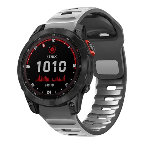 26mm �V���R���E�H�b�`�o���h �ւ��x���g �͂ɓK�� GARMIN(�K�[�~��) Fenix 7X / Fenix 6X / Fenix 5X / Enduro 2 / epix Pro 51mm / D2 Delta PX�p ���� �x���g �N�C�b�N�����[