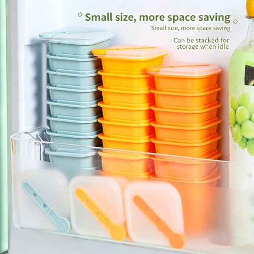 Molde para cubos de hielo grandes con tapa, pack de 3 miniatura 3