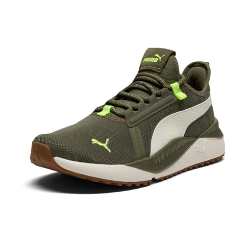 PUMA Mens Pacer Future Street Plus Lace Up Sneakers Shoes Casual - Green2