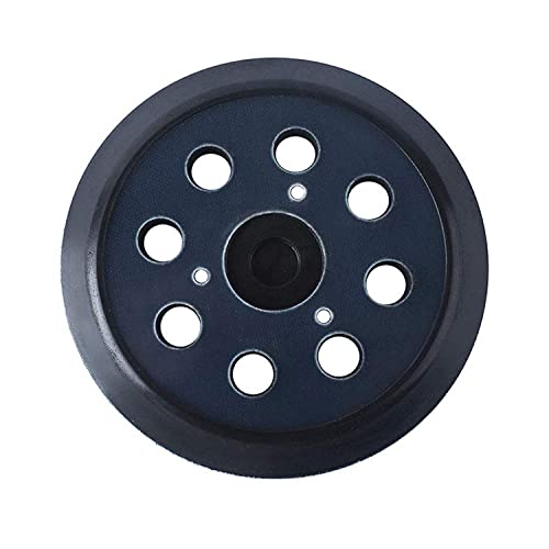 Poweka 743081-8 Backing pad for Compatible with Makita Random Orbit Sander 5-inch Dia 8 Hole Round Backing Pad Hook and Loop Replacement Part