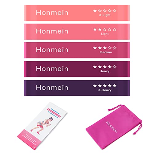 Honmein Natural Latex Resistance Bands (5-level set) — view 7