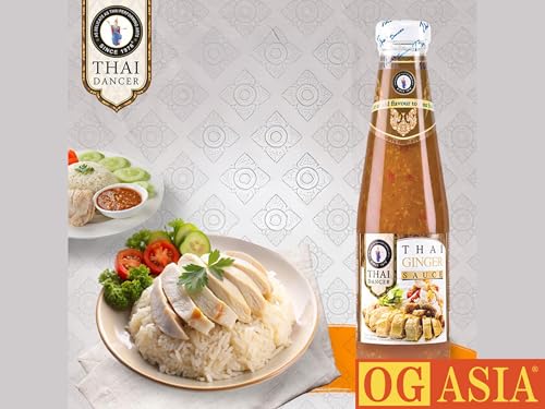 THAI DANCER Ingwer Sauce Doppelpack - 2x 300ml Flaschen - Authentische Thai Sauce - OG ASIA - 600ml