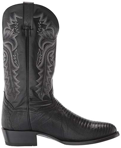 Dan Post Boots Mens Winston Lizard Round Toe Dress Boots Mid Calf - Black - Size 10.5 D #TOP5