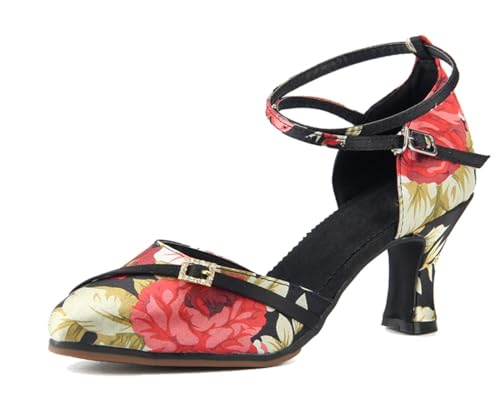 Chaussures de danse latine en satin pour briller en soirée salsa
