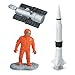 Safari Ltd Space TOOB With 10 Out Of-This-World Toy Figurines, Including 2 Astronauts, 1 Space Chimp, 6 Space Craft, And More! – For Ages 3 And Up