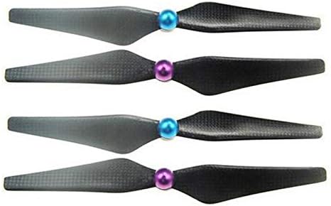 2 Pairs Carbon Fiber 9450 Self-Locking Propellers for Hubsan X4 PRO H109S Drone Quadcopter Spare Parts Blades