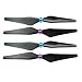 Produktbild FWRCCMJ 2 Paar Kohlefaser 9450 selbstsichernde Propeller kompatibel mit Hubsan X4 PRO H109S Drone Quadcopter Ersatzteile Klingen