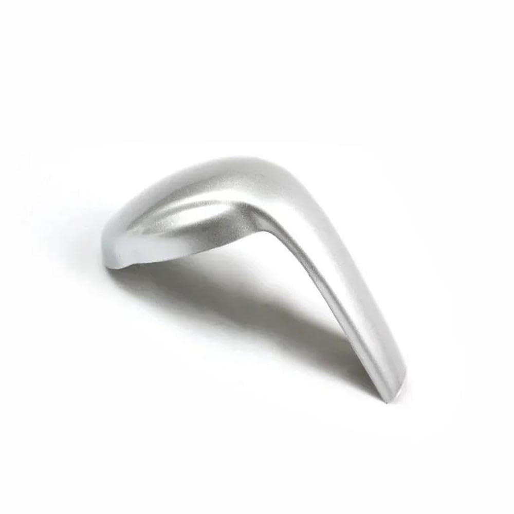 Hyasdbwe Silver Car Gear Head Shift Knob Handle Cover Trim Sticker For Mazda 2 3 6 Bm Gj For Demio Cx3 Cx5 Cx8 Cx9 For Axela 2014-2022 Gear Shifter Parts(Silver)