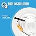 Parmida (12 Pack) 5/6inch Dimmable LED Downlight,15W (120W Replacement),EASY INSTALLATION, Retrofit LED Recessed Lighting Fixture, 3000K (Soft White), 1100Lm, ENERGY STAR & ETL, LED Ceiling Down Light