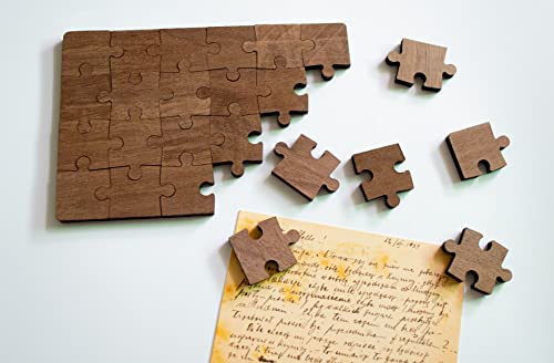 Imanes de madera para refrigerador, 24 piezas miniatura 3