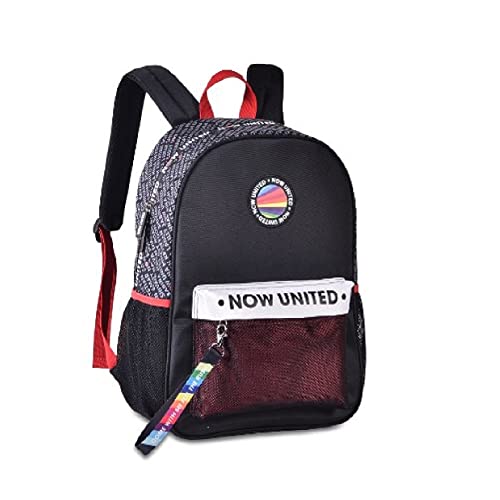 Mochila De Costa Escolar Oficial Now United Vermelha