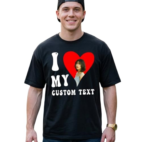 Image of Anniversary Matching Shirts, for Couple, Heart Design T-Shirt Set, Wedding Present, Honeymoon Outfit