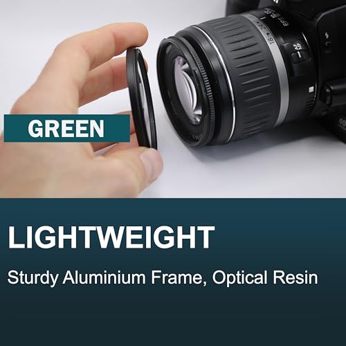 Filtro de corrección verde Mad Camera de 67mm para objetivos de cámaras DSLR 6