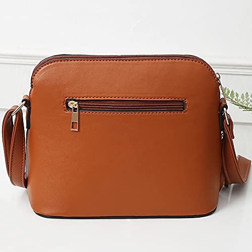 ROUROU Tassel Shoulder Bag for Women Leopard Print Crossbody Bag Large Capacity Satchel Fashion Handbag Purse2