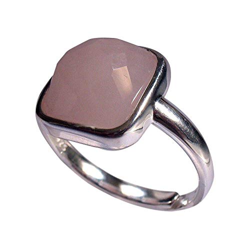 Bague Pop Quartz rose Argent 925 le cadeau idéal pour femme