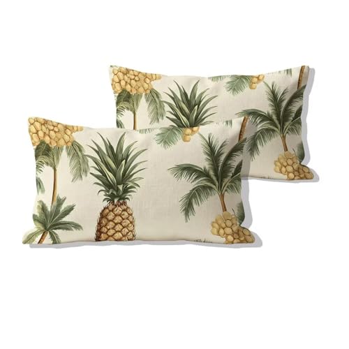 Housse de coussin extérieure impatiente imperméable 40x70 cm lot de 2 - 2