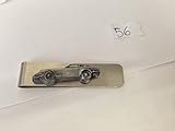 Handgefertigt in Sheffield Geldklammer aus Edelstahl mit Datsun 240 Z 3D-Emblem mit Zinn-Effekt, ref56