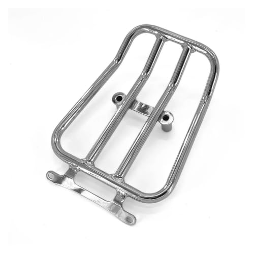 Support fixation boîte arrière Lambretta G350 porte-bagages moto chargement chrome