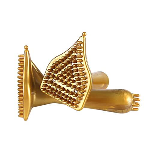 minkissy Cepillo De Masaje De Meridianos Triangular Para Cuerpo Y Cuero Cabelludo Herramienta De Masaje Facial Y Corporal Para Alivio Del Y Cuidado De La Piel Tamaño Portátil 5.94X3.85X2.48In