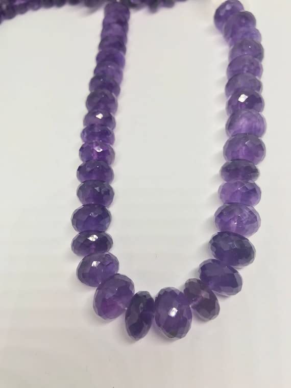 Perles Améthyste naturelles facettées 10mm LKBEADS pour atelier de création de bracelets zen
