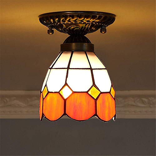 Plafonnier pour entrée sombre solution lumineuse méditerranéenne moderne multicolore