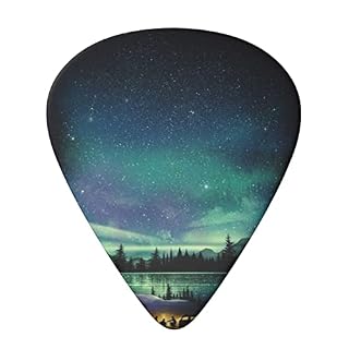 Celestial Night Sky Lot de 6 médiators pour guitare acoustique, guitare électrique, basse, ukulélé – fin, moyen et épais - Les Beatles, Paul McCartney, John Lennon, RIngo Starr, George Harrison Celestial Night Sky Lot de 6 médiators pour guitare acoustique, guitare électrique, basse, ukulélé – fin, moyen et épais – Image 3