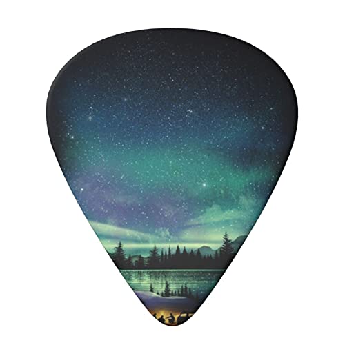 Celestial Night Sky Lot de 6 médiators pour guitare acoustique, guitare électrique, basse, ukulélé – fin, moyen et épais - Les Beatles, Paul McCartney, John Lennon, RIngo Starr, George Harrison Celestial Night Sky Lot de 6 médiators pour guitare acoustique, guitare électrique, basse, ukulélé – fin, moyen et épais – Image 4