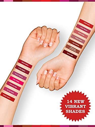Image of Street Wear Lip2Last Matte Liquid Lipstick Vacay Red (Pack of 2)