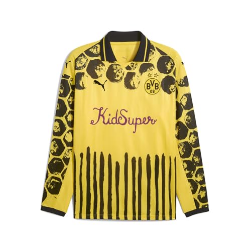 Amazon.com: PUMA Mens Kidsuper X Dortmund Collared Long Sleeve