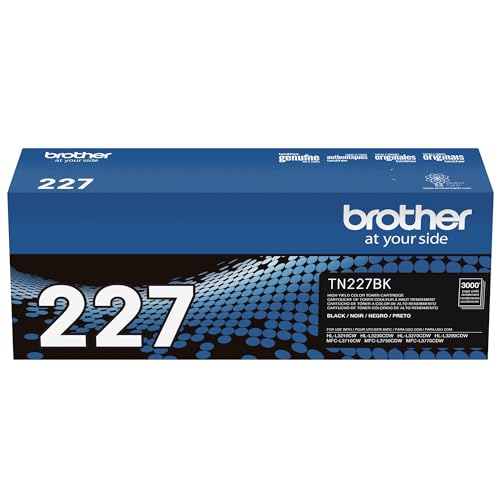 Brother Genuine TN227, TN227BK, High Yield Toner Cartridge, Replacement Black Toner, Page Yield Up to 3,000 Pages, TN227BK, Amazon Dash Available - image 7