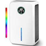 除湿機 小型【2025最新 除湿・乾燥・浄化3in1】じょしつき 衣類乾燥除湿機 ハイブリッド式 小型除湿器 大容量2.6L 15畳対応 強力除湿1.5L/日 24時間切タイマー 7色雰囲気ライト 満水自動停止 コンパクト 省エネ 静音 消臭 湿気&梅雨対策 結露&カビ防止 クローゼット/寝室/部屋/洗面台/脱衣所/トイレ 日本語説明書 PSE認証済 (ホワイト)