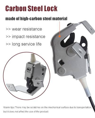 Image of Right Passenger Side Rear Door Upper Latch Cable, Compatible with 1999-2003 Ford F-150, 1997-1999 F-250 Extended Cab, Replaces 6L3Z-18264A26-A, 6L3Z18264A26A