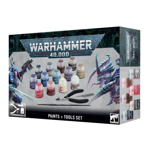 Bild: Warhammer 40,000 - Paints + Tools Set - Games Workshop f�r 36,39 EUR (-25%) statt 29,50 EUR bei amazon.de