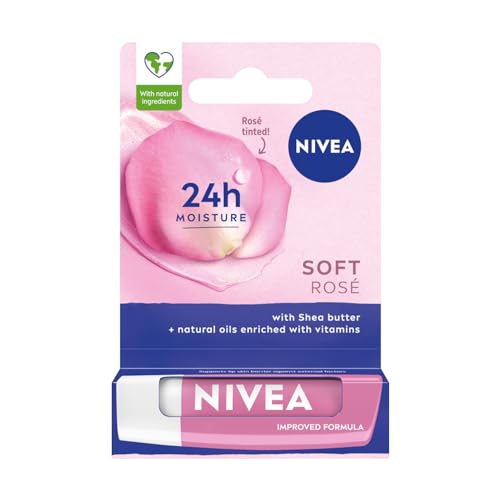 NIVEA Lápiz labial nutritivo Soft Rose 4,8 g