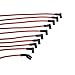 A-Team Performance - Silicone Spark Plug Wires Set LT1 LT4 Optispark - Compatible with GM Chevy Chevrolet Pontiac Z28 Camaro Corvette Firebird Impala Caprice 1992-1997 5.7L 4.3L - Red 8mm