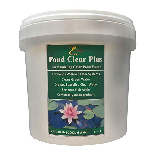 HYDRA Pond Clear Plus 5Kg Clear Green Water in Ponds without External Filter Treatment Dilution 1:10,000