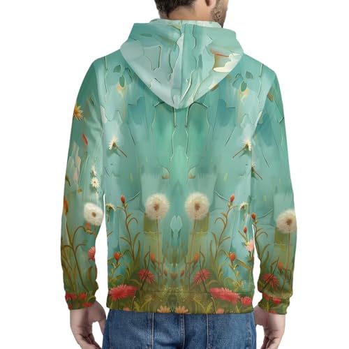 Men's Full-zip Sweatshirt‌,Polyester Fabric Cooling With Drawcord Fashion Hoodies,Active Shirts2