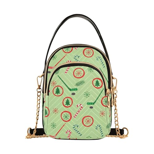 Image of MCHIVER Golf Crossbody Bag for Women Cell Phone Purse Wallet with Removable Chain Shoulder Handbag