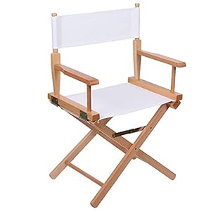 Opvouwbare Make-up stoel Directeur stoel Houten Kleine Directeur Stoel Opvouwbare Kunstenaar Makeup Stoel, Draagbare…
